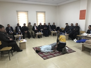 Eleşkirt’te Kurum Müdürlerine Koronavirüs Eğitimi Verildi