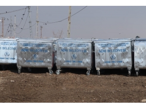 Ağrı Belediyesi 693 Adet Çöp Konteyneri Aldı