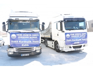 Kırşehir’den İdlib’de Yaşayan Sivillere İnsani Yardım