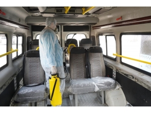 Ayvalık’ta Korona Virüse Karşı İlaçlamalar Sürüyor