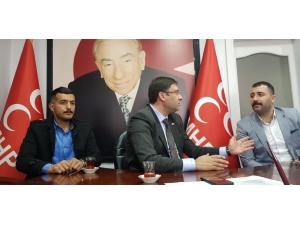 Mhp İlçe Başkanı Murat İnan’a Hayırlı Olsun Ziyareti