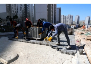 Mardin Büyükşehir Belediyesinden Kilit Parke Çalışması