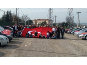 Bursa’da Şehitlere Saygı Konvoyu