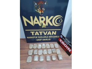 Bitlis’te 10 Kilo Eroin Ele Geçirildi