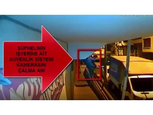 Güvenlik Kameralarını Bile Çalan Hırsızlar Yine Kameralara Yakalandı