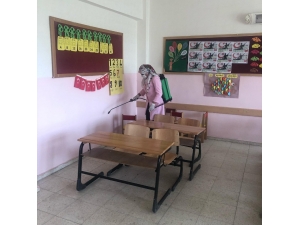 Kilis’te Okullar Dezenfekte Ediliyor