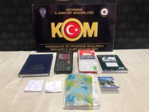 Adıyaman’da Tefecilik Operasyonu