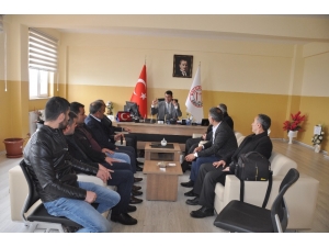 Muhtarlardan Yüksekokulu Müdürü Halidi’ye Ziyaret