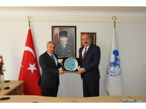 Emniyet Müdürü Mustafa Aydın’dan Başkan Akkaya’ya Ziyaret