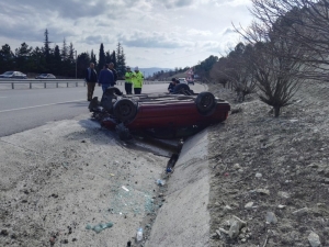 Gediz’de Trafik Kazası: 4 Yaralı