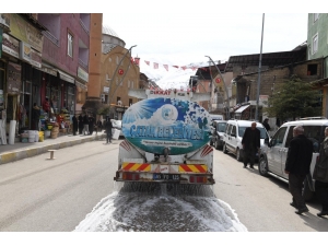 Çatak’ta Korona Virüse Karşı Dezenfeksiyon Çalışması