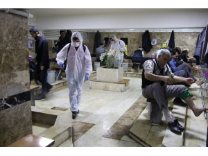 Elazığ’da "Korona Virüsüne" Karşı Dezenfekte Önlemi