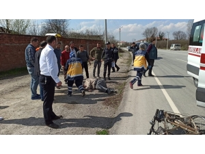 Kazada Ağır Yaralanan Bisiklet Sürücüsü Kurtarılamadı