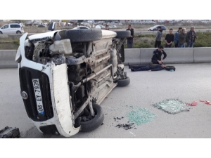 Başkent’te Otomobil Takla Attı: 1 Yaralı
