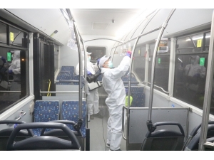 Koronavirüse Karşı Kırşehir Belediyesi Dezenfekte Çalışmalarını Arttırdı