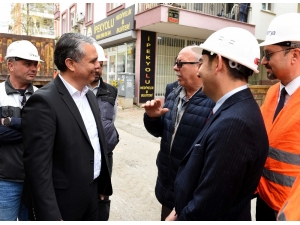 Başkan Uysal, Doğalgaz Altyapı Çalışmaları Denetledi