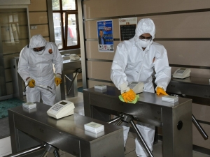 Tüdemsaş’ta Virüs Önlemi