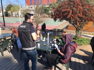 Öğrencilere Uyuşturucunun Zararlarını Anlattılar