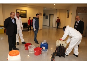 Akçakoca’da Korona Virüsü Önlemi