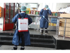 Sivas Otogarı’nda Korona Virüs Önlemi