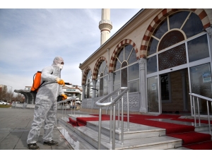 Selçuklu’da Dezenfekte Çalışmaları Sürüyor