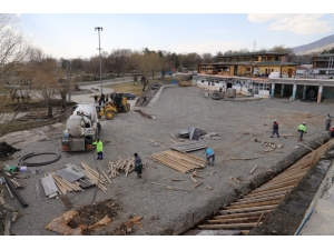 Ekşisu Mesire Alanında Çalışma Devam Ediyor