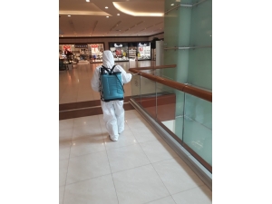 Ceylan Karavil Ve Büyükşehir Belediyesi İş Birliği İle Dezenfekte Çalışması Başlatıldı