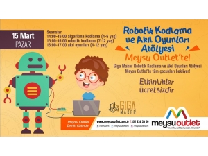 Meysu Outlet’te Robotik Kodlama Ve Akıl Oyunları Atölyesi