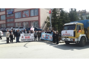 Sungurlu’dan İdlib’e 15 Ton Un Gönderildi