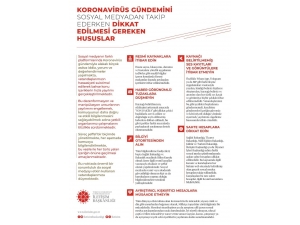 İletişim Başkanlığından Sosyal Medyadan Korona Virüs Takibiyle İlgili Açıklama