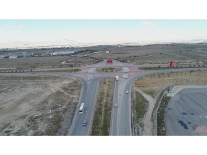 Konya Büyükşehir’den Aksaray Yolu Aslım Caddesi Girişine Köprülü Kavşak