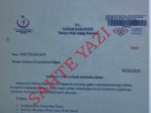 Yalan Korona Virüsü Paylaşımına Suç Duyurusu