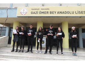 Öğrenciler Kadına Şiddete ‘Hayır’ Dedi