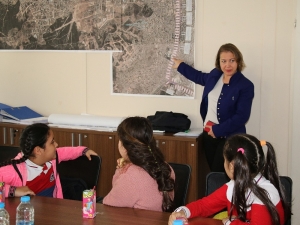 3. Etap Raylı Sistemin Minik Ziyaretçileri