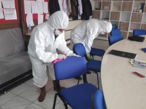 Gölbaşı İlçesinde Okullar Dezenfekte Ediliyor