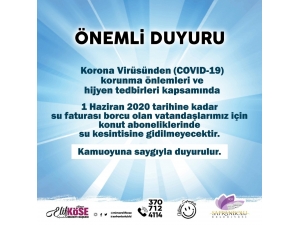 Safranbolu’da Korona Virüse Karşı Su Kesintisi Yapılmayacak