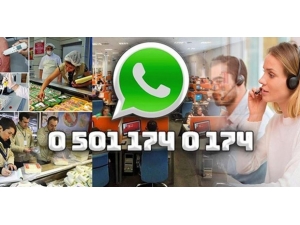 Whatsapp Gıda İhbar Hattı Hizmette