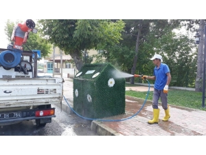 Boyabat’ta Dezenfekte İşlemi Devam Ediyor
