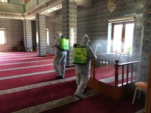 Beykoz’da Korona Virüsüne Karşı İlaçlama Seferberliği Devam Ediyor