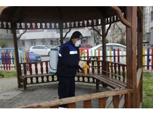 Atakum’da Korona Virüsüne Karşı Hijyen Önlemi