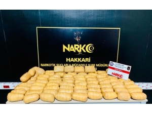 Yüksekova’da 44 Kilo Eroin Ele Geçirildi