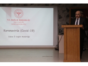 Düzce’de Korona Virüs Toplantısı
