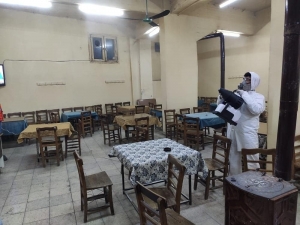 Vatandaşların Yoğunlukta Olduğu Yerler Dezenfekte Ediliyor