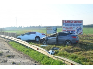 Kırklareli’nde İlginç Kaza: Yan Yana Dizildiler