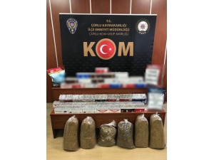 Tekirdağ’da 6 Milyon Makaron İle 96 Kilogram Tütün Ele Geçirildi