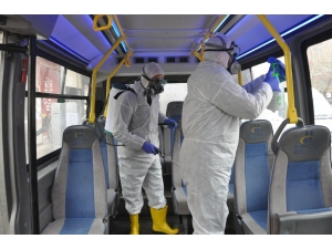 Yüksekova’da Korona Virüse Karşı Her Yer Dezenfekten Geçildi