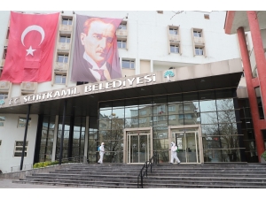 Belediye Binası Dezenfekte Edildi