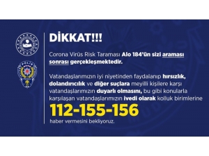Polis ‘Korona Virüs’ Dolandırıcılık Olaylarına Karşı Uyardı!