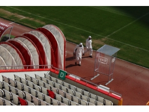 Antalya Stadyumu Dezenfekte Edildi