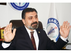 Başkan Kuluöztürk: “Sağlık Çalışanları Hak Ettiklerini Almak İstiyorlar”
